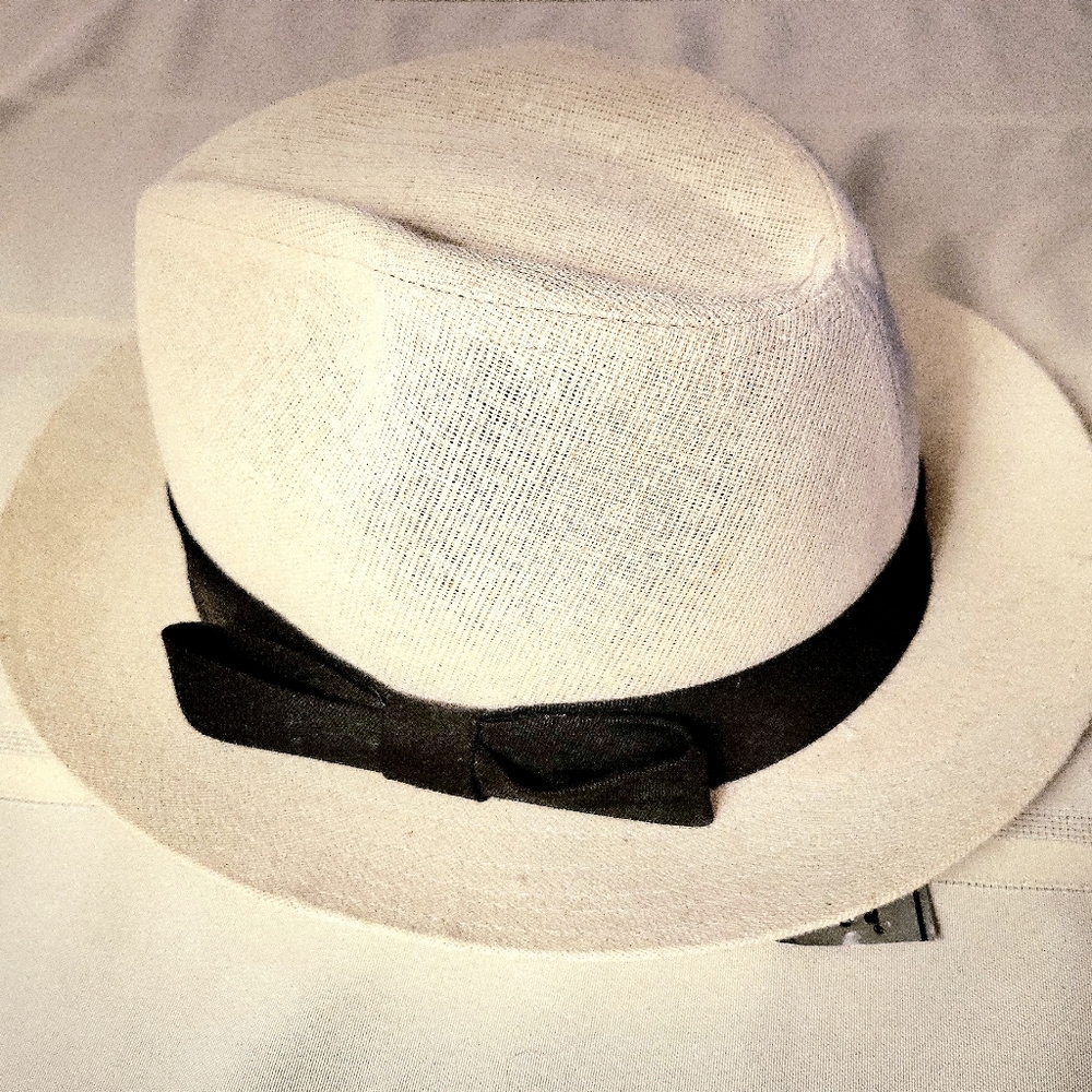 🏖️NWT Lids Vintage Panama Straw Fedora Hat